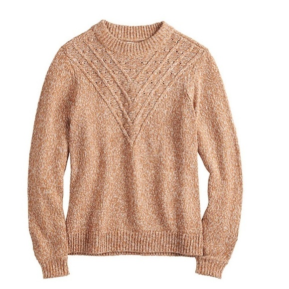 SONOMA XXL Goods For Life XXL sweater with stitch detail shades of coc… - Picture 12 of 15